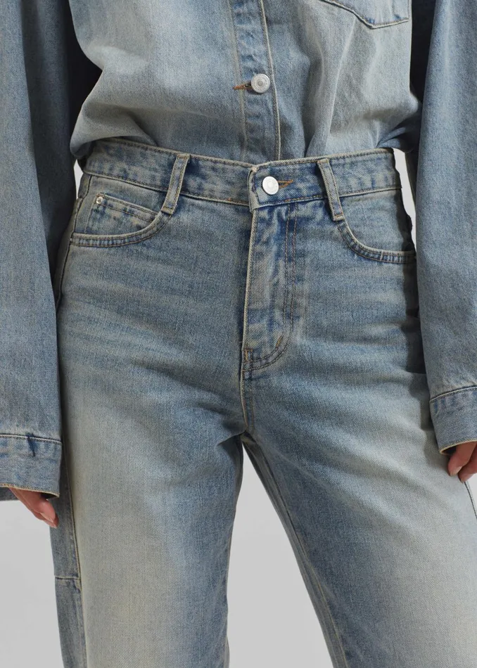 Women Nevada Jeans 8211 Light Wash The Frankie Shop Bottoms