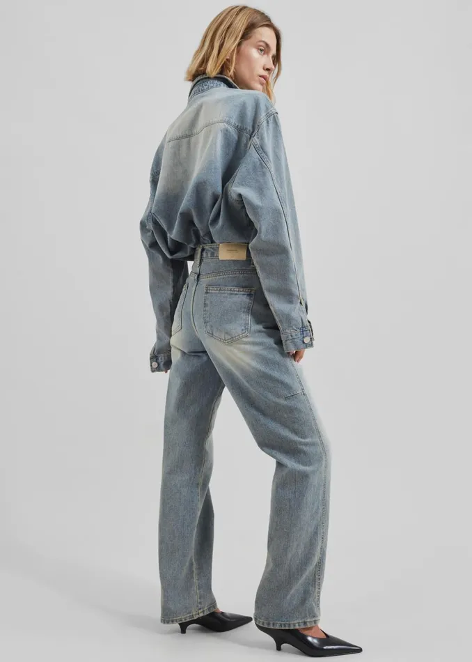 Women Nevada Jeans 8211 Light Wash The Frankie Shop Bottoms