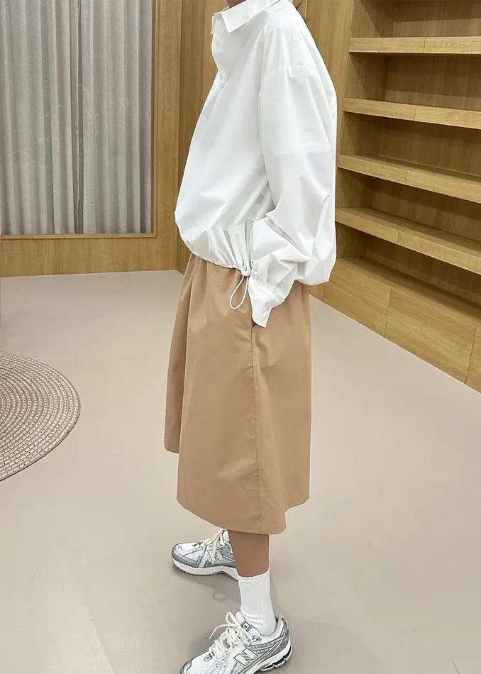 Women Nia Cropped Wide Pants 8211 Beige The Frankie Shop Bottoms