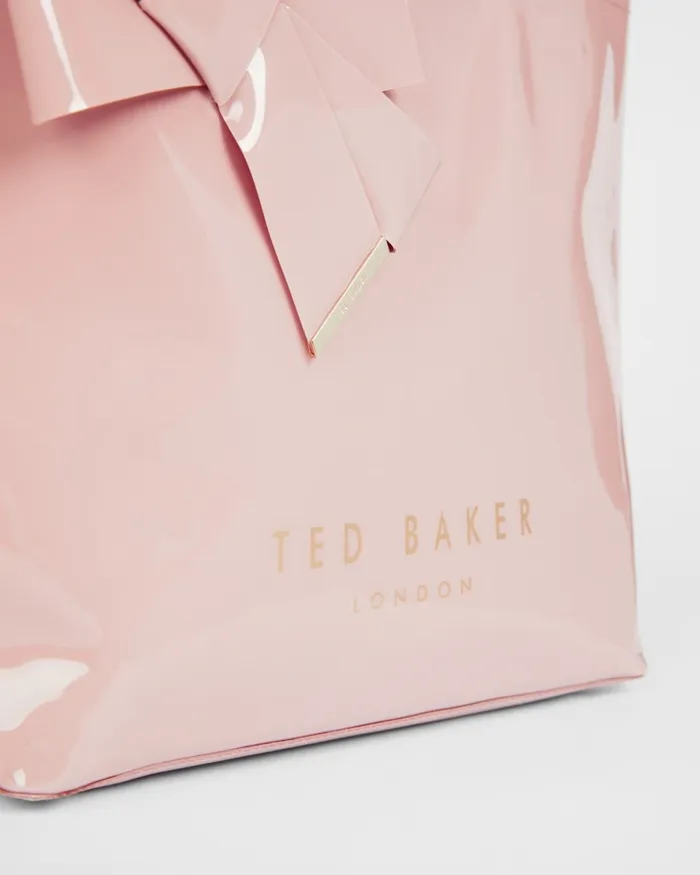 Women NICON 8211 Knot Bow Large Icon Bag Pale Pink Ted Baker Tote Bags Women NICON 8211 Knot Bow Large Icon Bag Pale Pink Ted Baker Tote Bags