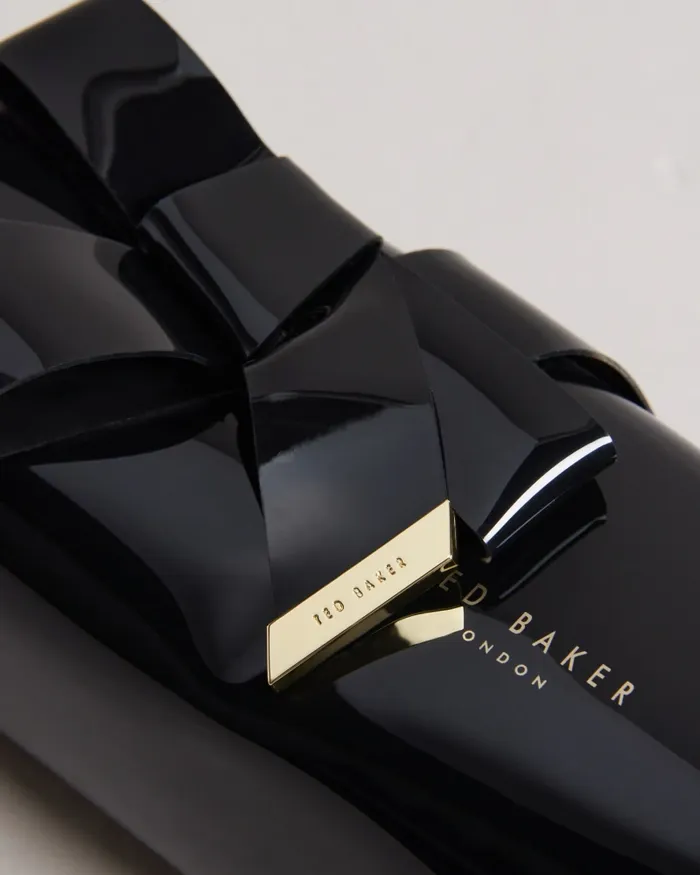 Women NIKARA 8211 Knot Bow Brush Case Black Ted Baker Wash and Makeup Bags