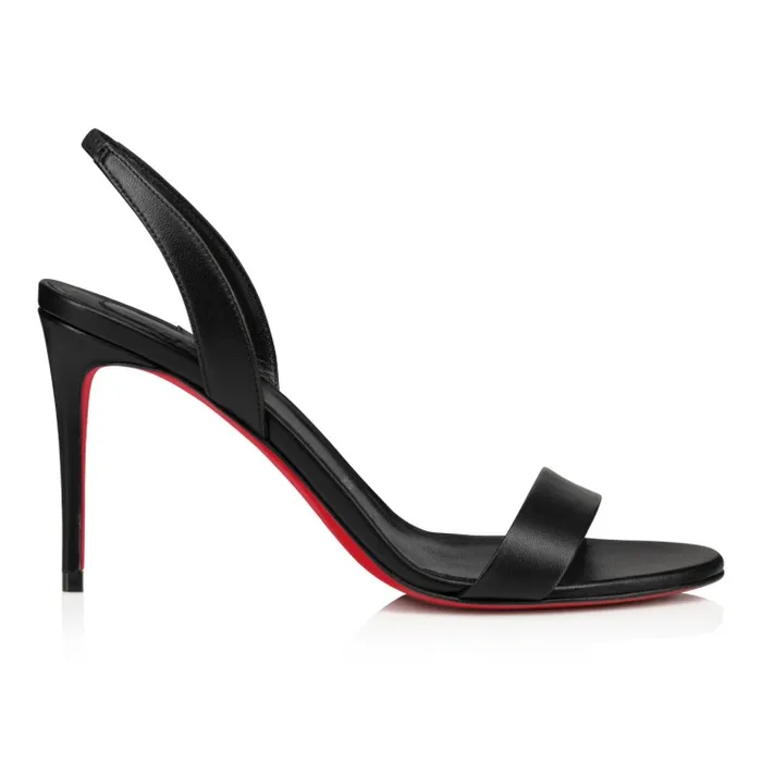 Women O Marylin 85 Mm Sandals 8211 Nappa Leather 8211 Black Christian Louboutin Sandals and Slides