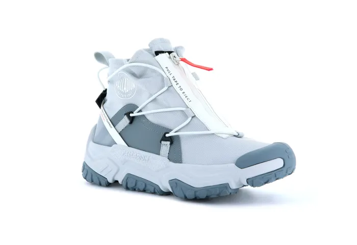 Women OFFGRID HI ZIP WATERPROOF Glacier Grey PALLADIUM Sneakers