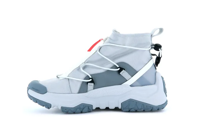 Women OFFGRID HI ZIP WATERPROOF Glacier Grey PALLADIUM Sneakers