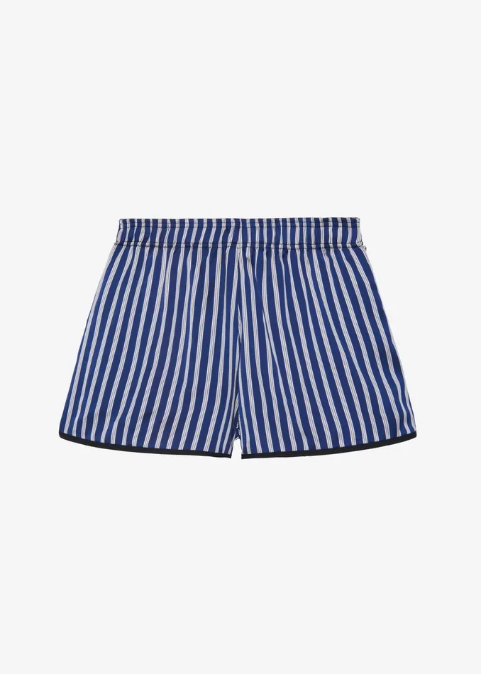Women Oradea Striped Shorts 8211 BluePink The Frankie Shop Bottoms