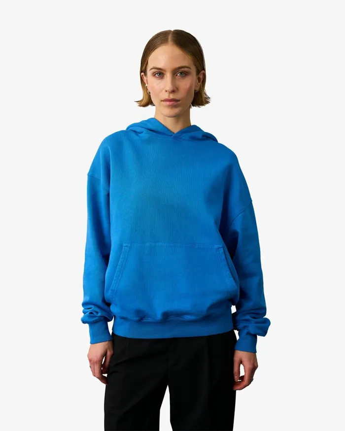 Women Organic Oversized Hood Red Tangerine Colorful Standard Hoodies