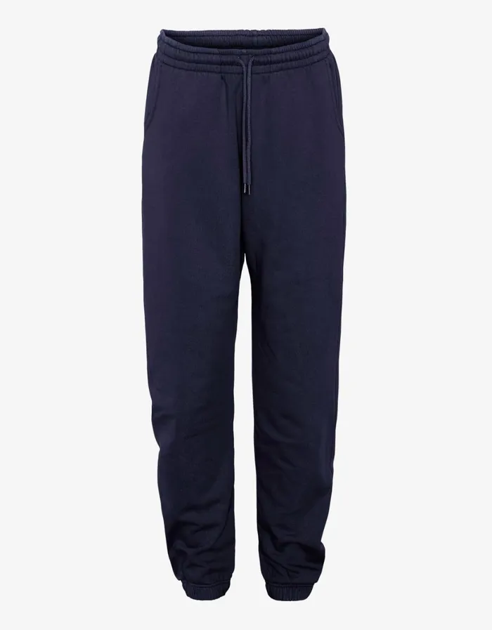 Women Organic Sweatpants Navy Blue Colorful Standard Sweatpants