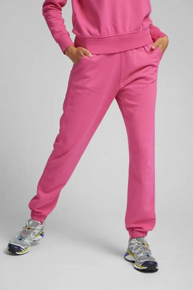 Women Organic Sweatpants Navy Blue Colorful Standard Sweatpants
