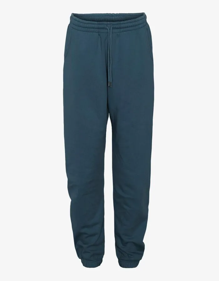 Women Organic Sweatpants Petrol Blue Colorful Standard Sweatpants