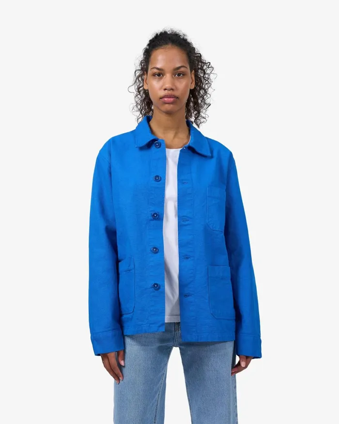 Women Organic Workwear Jacket Cherry Blossom Colorful Standard Workwear Jackets