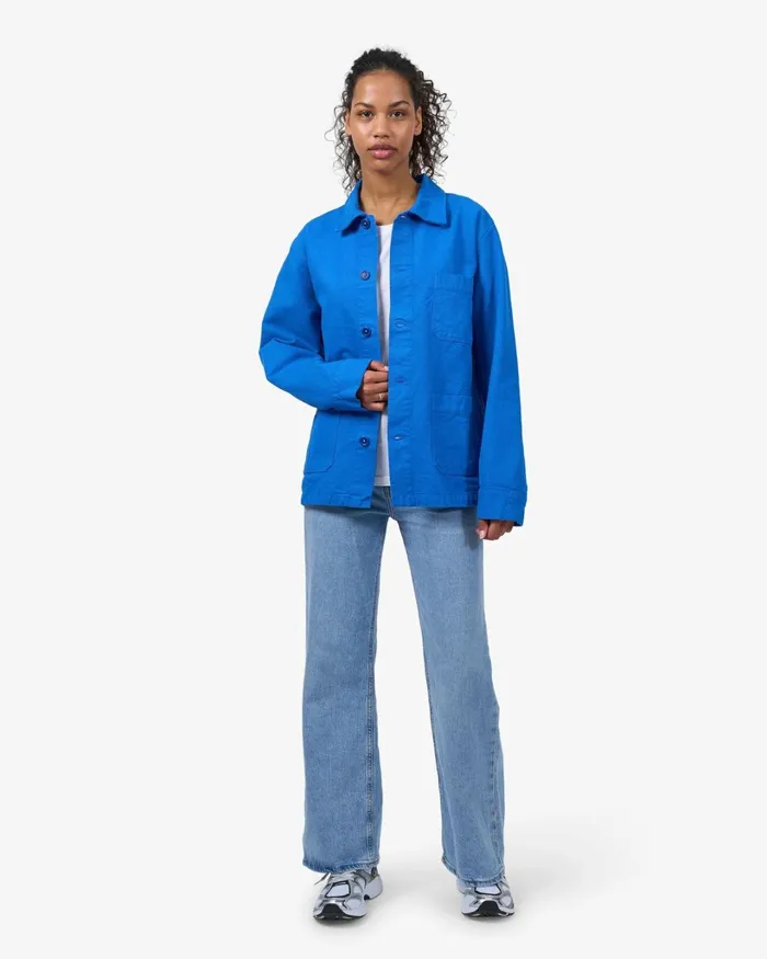 Women Organic Workwear Jacket Cherry Blossom Colorful Standard Workwear Jackets