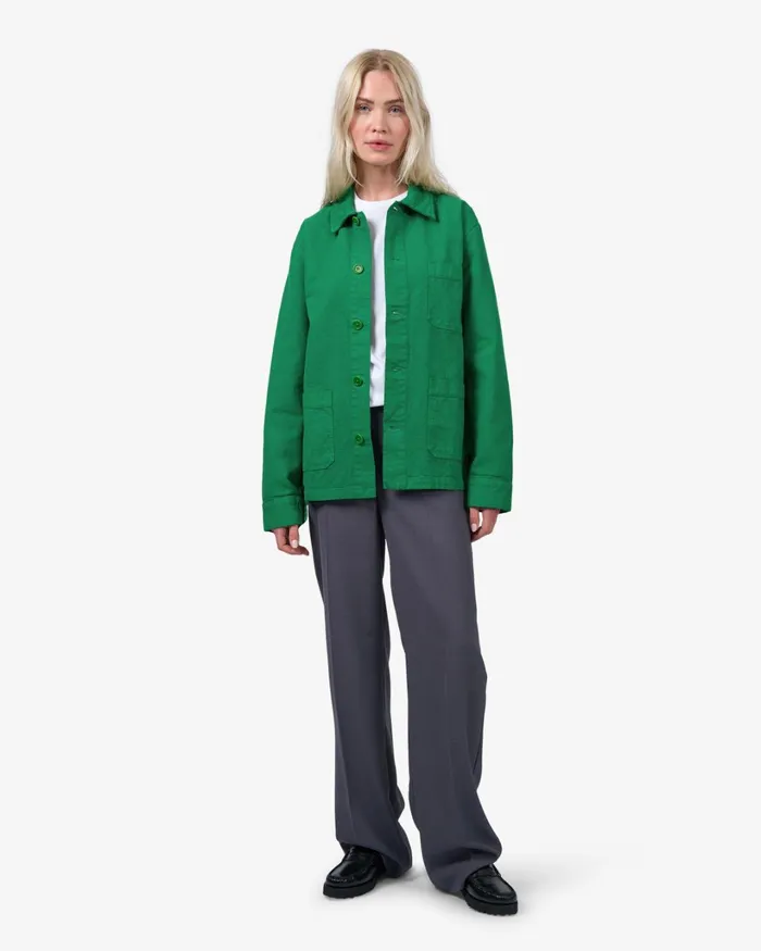 Women Organic Workwear Jacket Lava Grey Colorful Standard Workwear Jackets