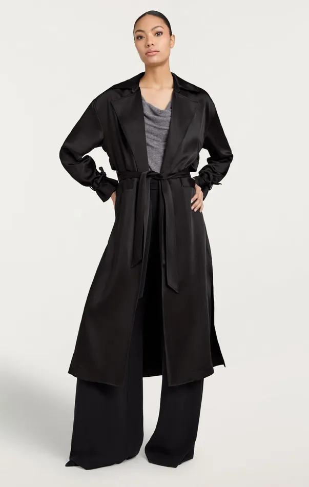 Women Outerwear Cinq Sept Jayla Trench Black