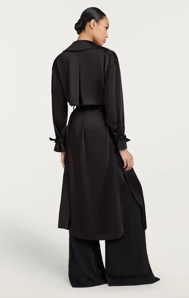 Women Outerwear Cinq Sept Jayla Trench Black