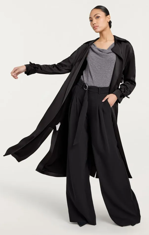 Women Outerwear Cinq Sept Jayla Trench Black