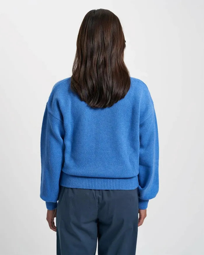 Women Oversized Merino Wool Crew Sahara Camel Colorful Standard Knit Sweaters
