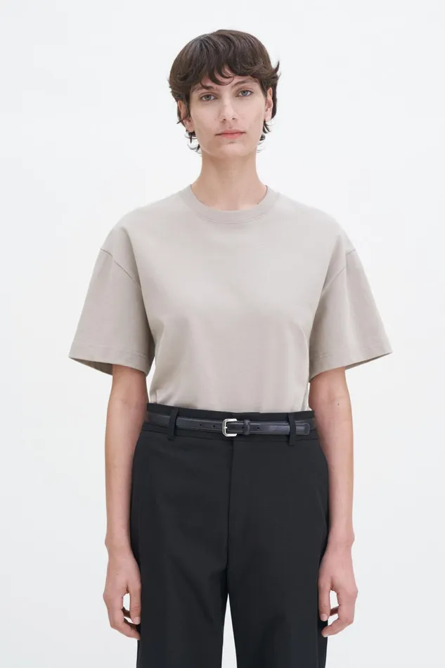 Women Oversized Tee Moss Grey Filippa K Tops