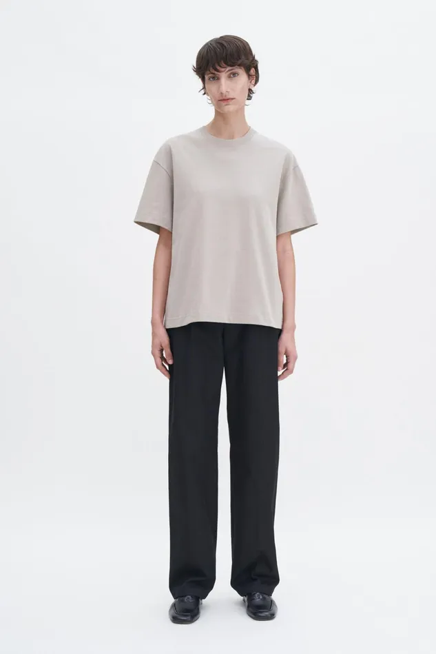 Women Oversized Tee Moss Grey Filippa K Tops