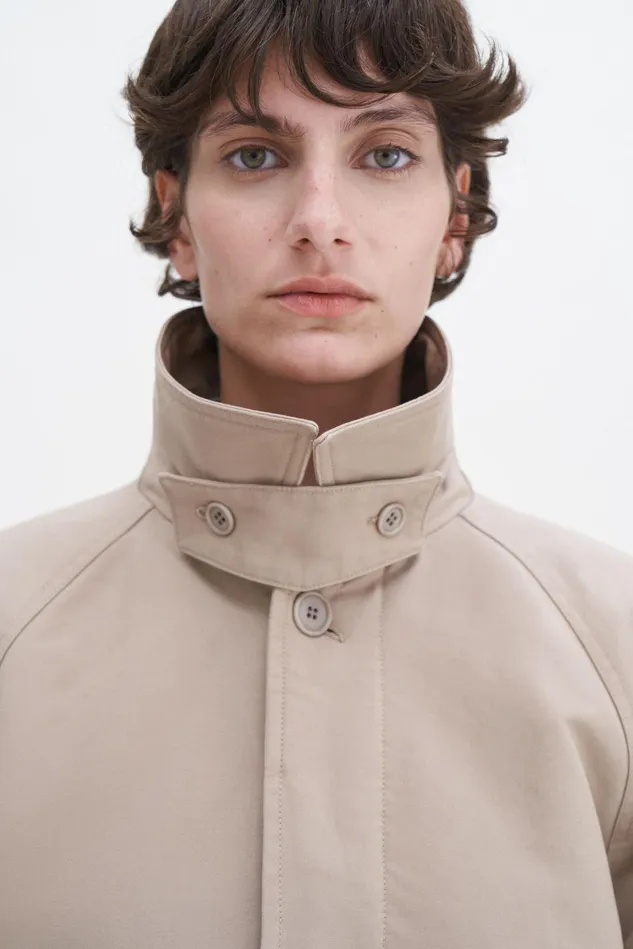 Women Padded Patch Pocket Jacket Khaki Beige Filippa K Outerwear