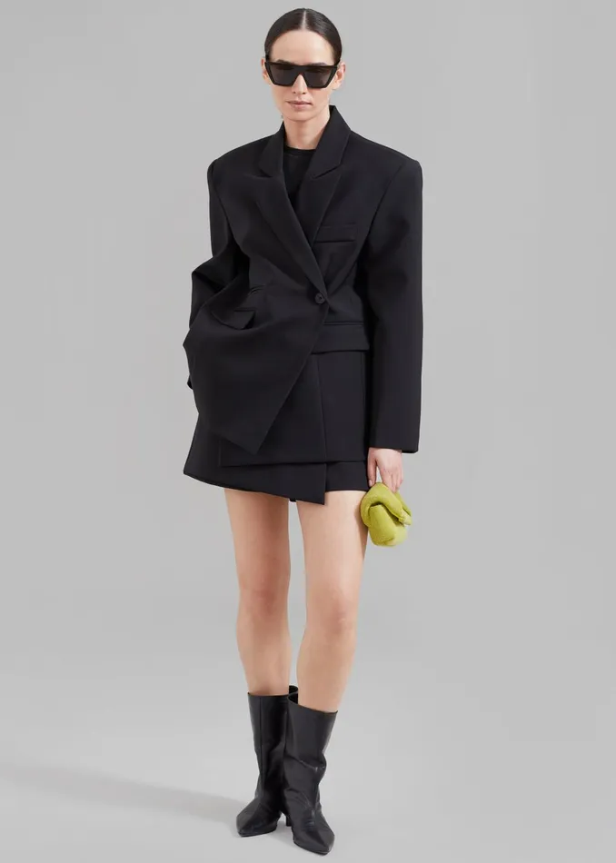 Women Paige Blazer 8211 Black The Frankie Shop Outerwear