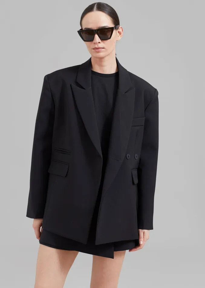 Women Paige Blazer 8211 Black The Frankie Shop Outerwear