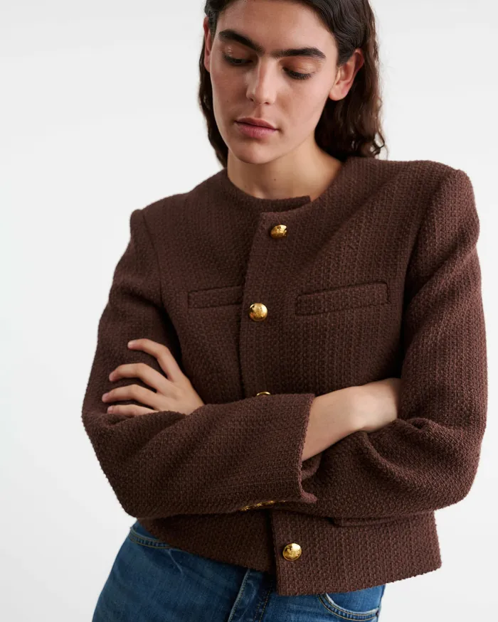 Women PAIGE JACKET Espresso Jackets and Blazers Nili Lotan