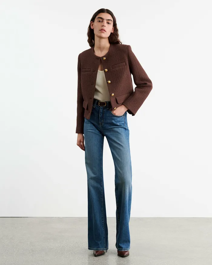 Women PAIGE JACKET Espresso Jackets and Blazers Nili Lotan