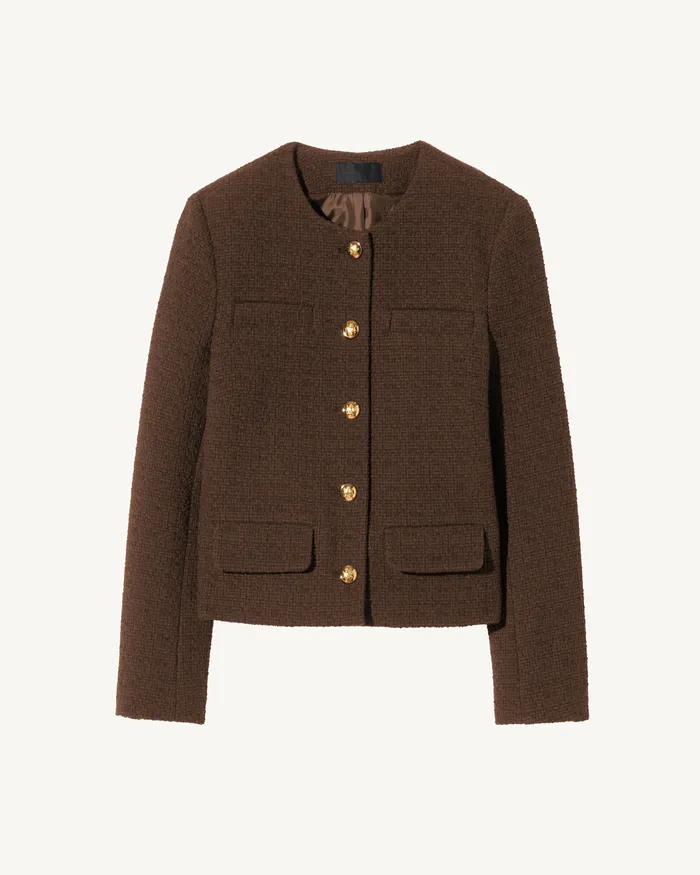 Women PAIGE JACKET Espresso Jackets and Blazers Nili Lotan