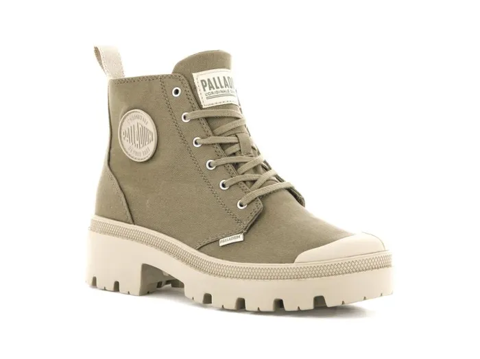 Women PALLABASE TWILL Butternut PALLADIUM Boots Women PALLABASE TWILL Butternut PALLADIUM Boots