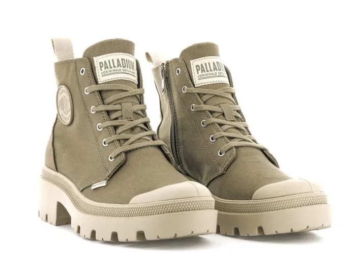 Women PALLABASE TWILL Butternut PALLADIUM Boots Women PALLABASE TWILL Butternut PALLADIUM Boots