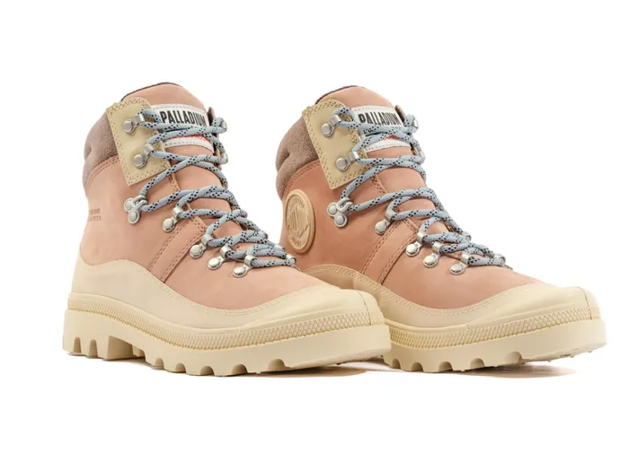 Women PALLABROUSSE HKR WP Nude Brown PALLADIUM Boots Women PALLABROUSSE HKR WP Nude Brown PALLADIUM Boots