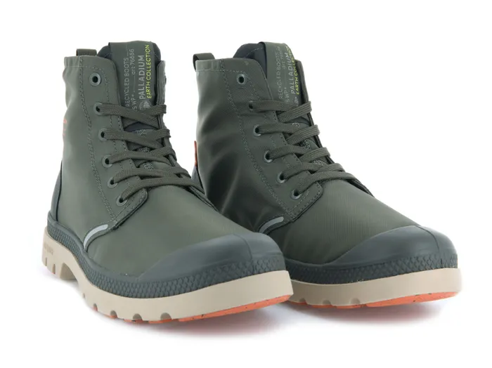 Women PAMPA LITE RECYCLE WP Olive Nightbeluga PALLADIUM Boots Women PAMPA LITE RECYCLE WP Olive Nightbeluga PALLADIUM Boots