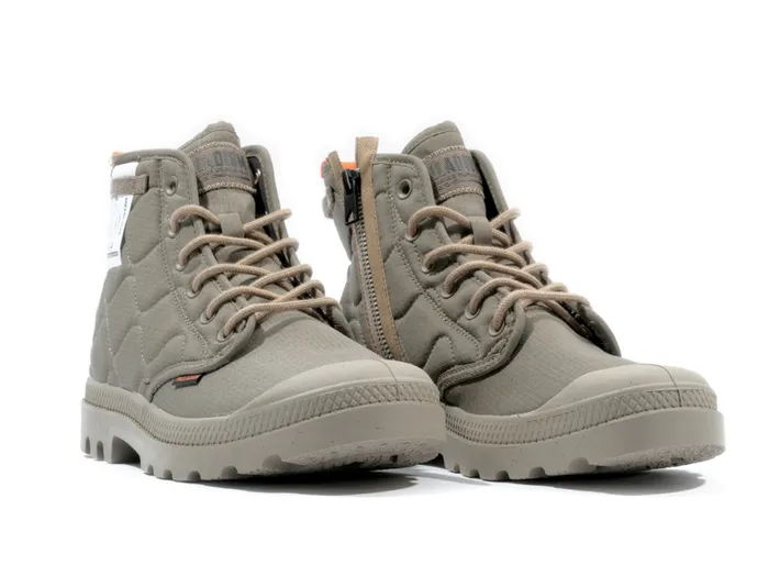 Women PAMPA REQUILTED Military Olive PALLADIUM Boots Women PAMPA REQUILTED Military Olive PALLADIUM Boots