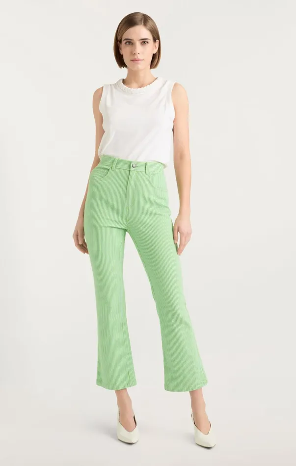 Women Pants Cinq Sept Aubrey Pant Lush Meadowskylight