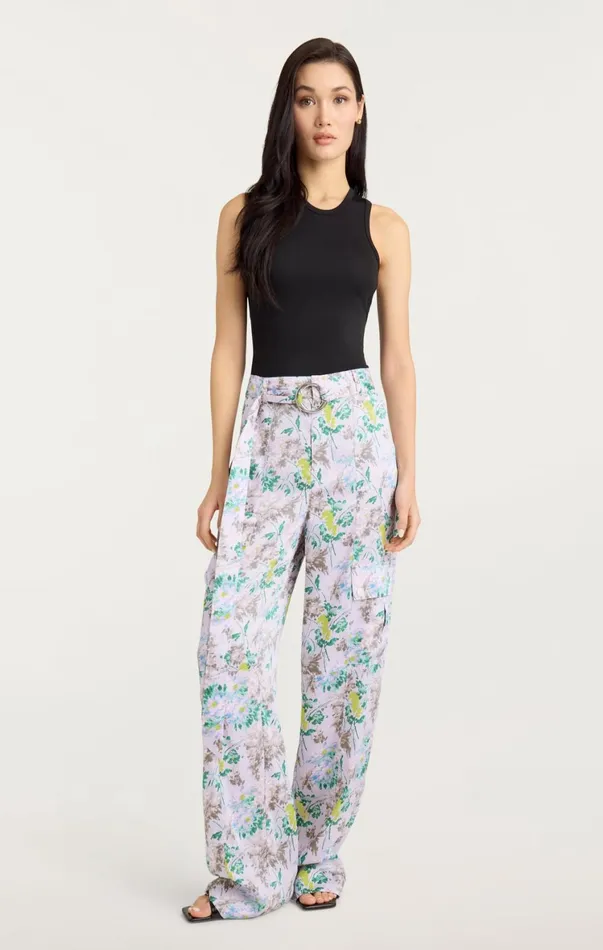 Women Pants Cinq Sept Avianna Pant Pastel Multi
