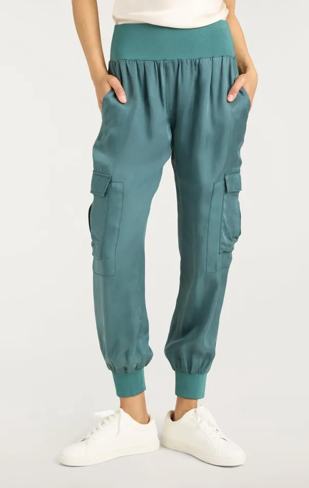 Women Pants Cinq Sept Giles Pant Green Onyx