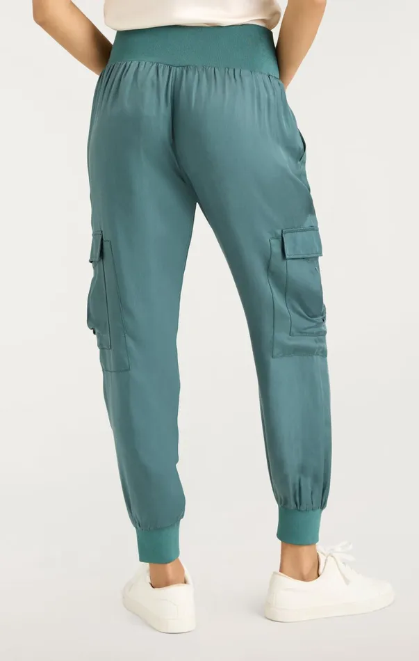 Women Pants Cinq Sept Giles Pant Green Onyx