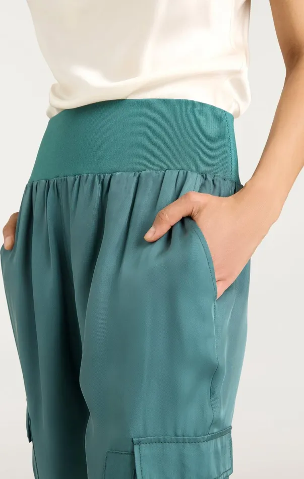 Women Pants Cinq Sept Giles Pant Green Onyx