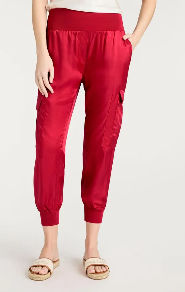 Women Pants Cinq Sept Giles Pant Red Currant