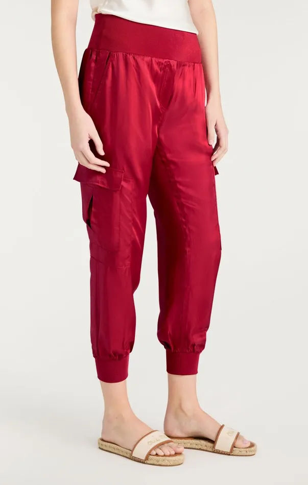 Women Pants Cinq Sept Giles Pant Red Currant
