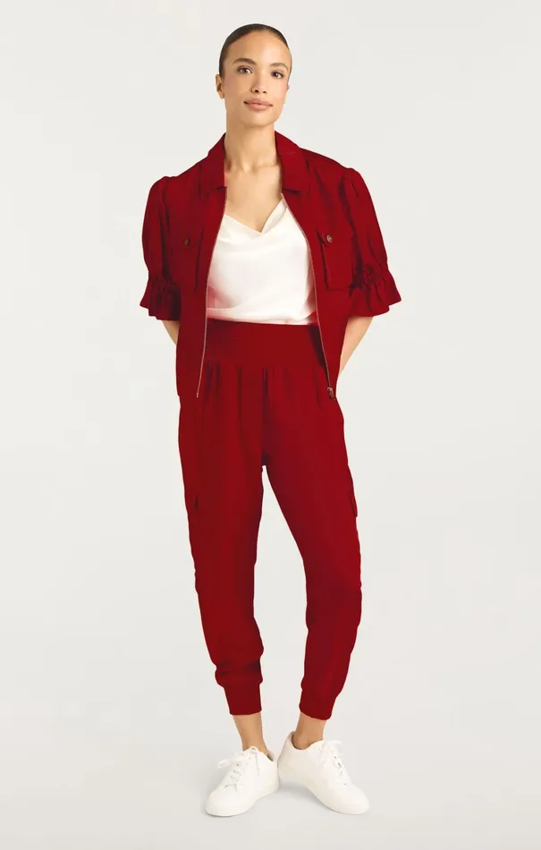 Women Pants Cinq Sept Giles Pant Rosewood