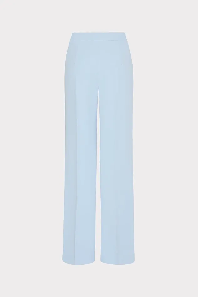 Women Pants Milly Natia Crepe Pants Ice Blue