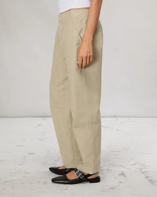 Women Pants Rag and Bone Leyton Cotton Pant Khaki