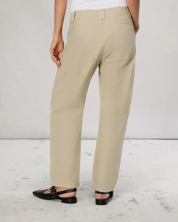 Women Pants Rag and Bone Leyton Cotton Pant Khaki