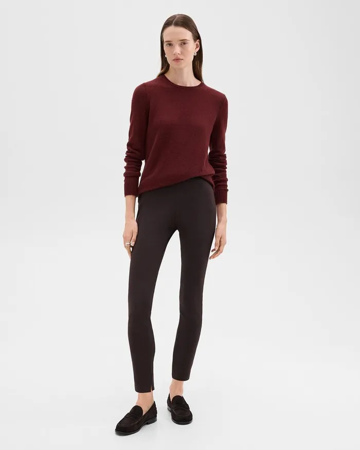 Women Pants Theory Skinny Legging In Scuba Hickory