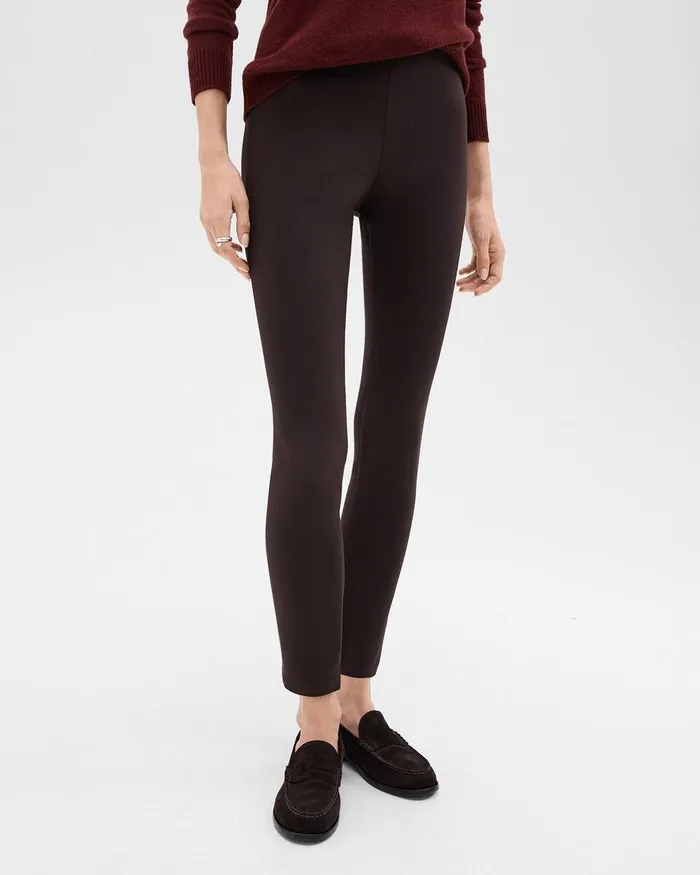 Women Pants Theory Skinny Legging In Scuba Hickory