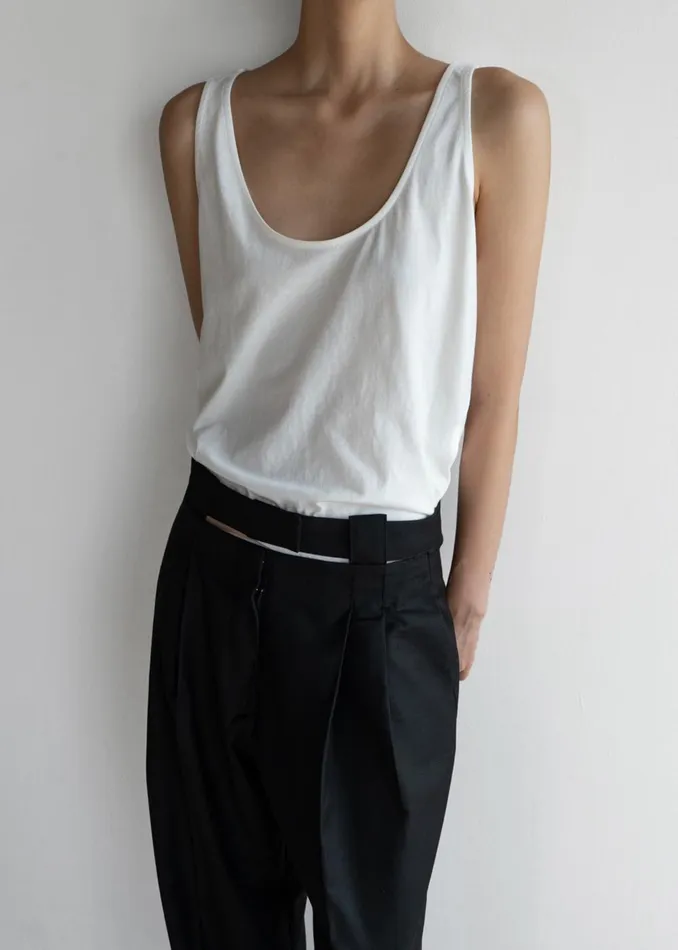 Women Penelope Tank Top 8211 White The Frankie Shop Tops