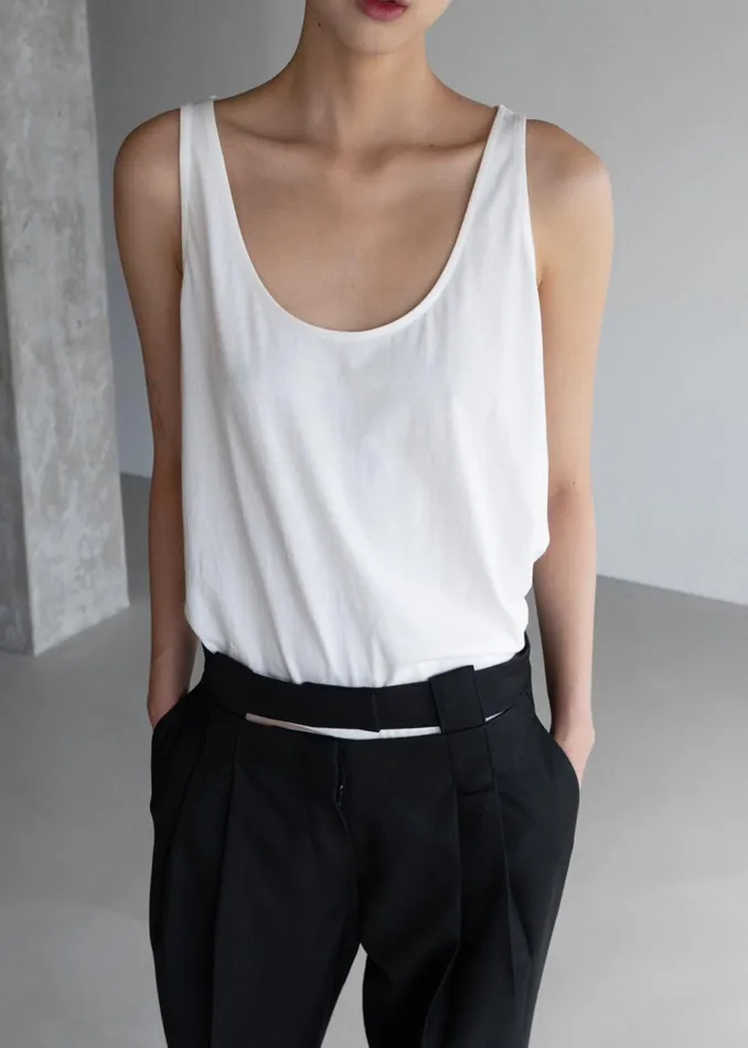 Women Penelope Tank Top 8211 White The Frankie Shop Tops