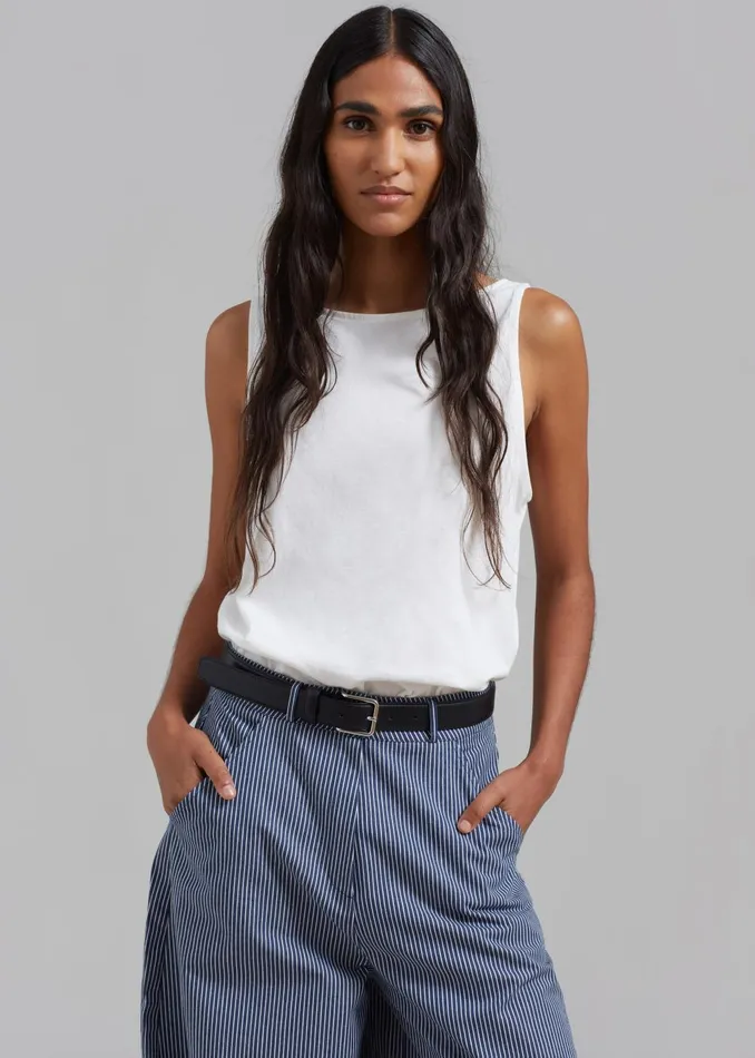 Women Penelope Tank Top 8211 White The Frankie Shop Tops
