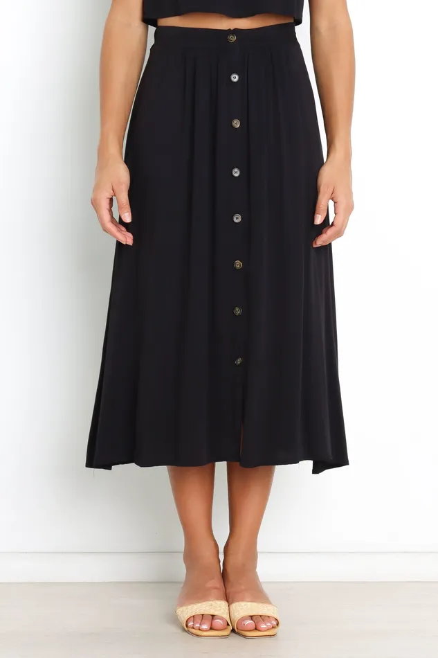 Women petalandpup Ava Skirt 8211 Black Black Skirts